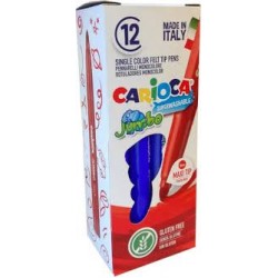CARIOCA ΜΑΡΚΑΔΟΡΟΣ ΜΠΛΕ 12 ΤΕΜ JUMBO